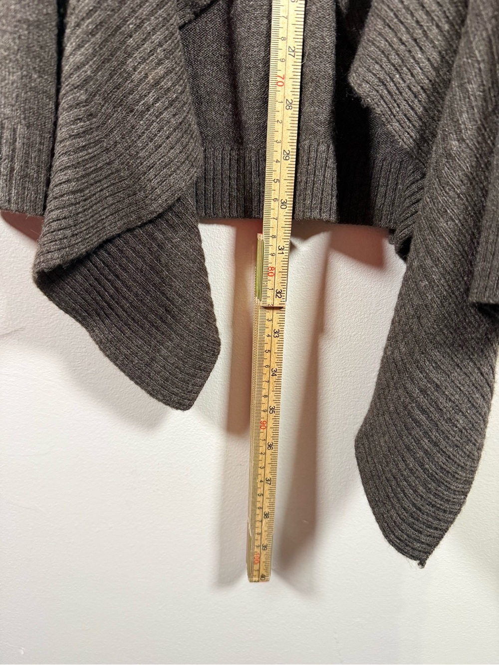 Scott Brown Ruffle-Front Open Cardigan - Picture 4 of 6